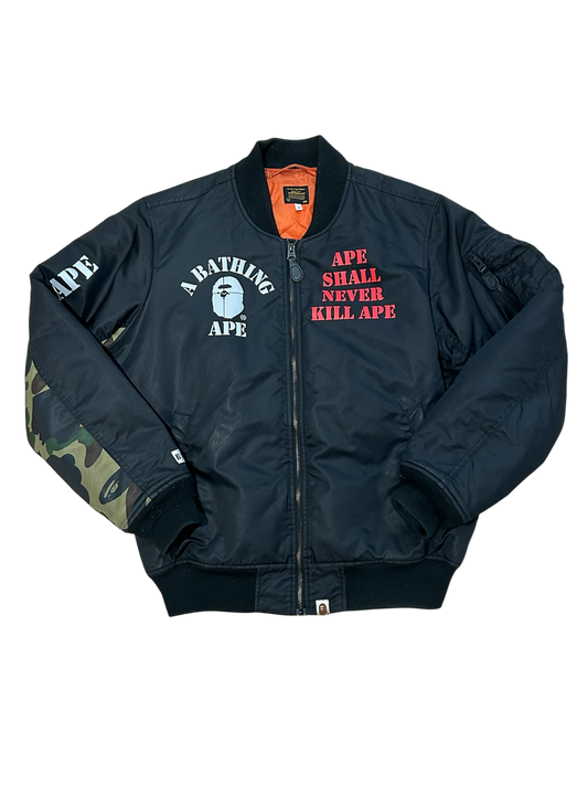 Bape Stencil Loose Fit MA-1 Jacket