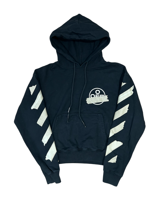 Off White Tape Hoodie