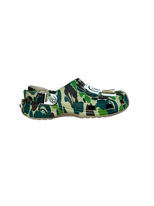 Bape X Crocs Classic Clog ABC Green Junior